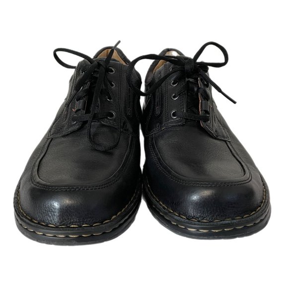 Clarks Unstructured Men\'s Black Un.Bend Casual Oxford Size 10M